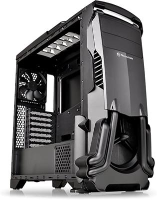Thermaltake Versa N24 Black ATX Mid Tower Gaming Computer Case Chassis with Power Supply Cover